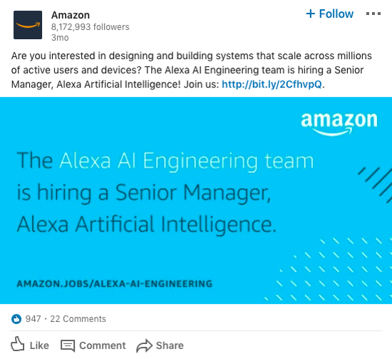 linked in job ads
