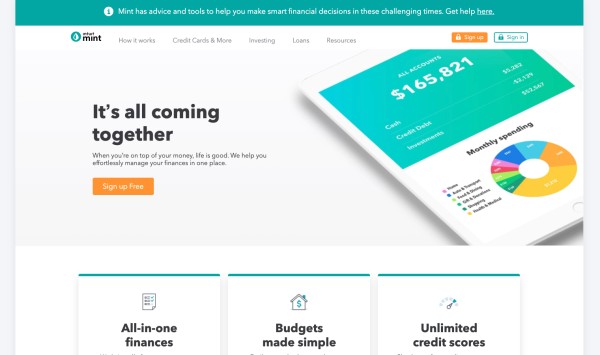 Intuit-MINT-Homepage-2020