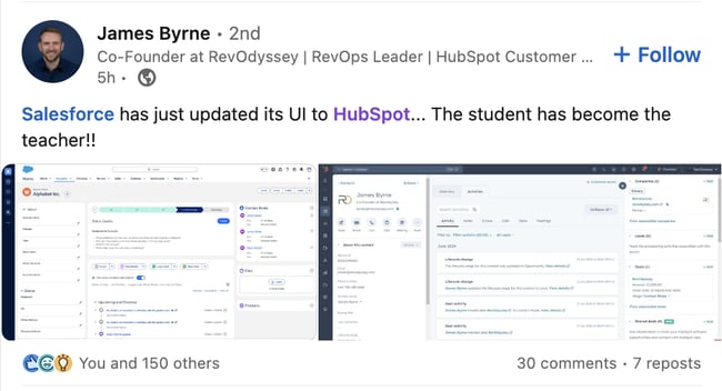 Salesforce and HubSpot UI Comparison Post Cropped