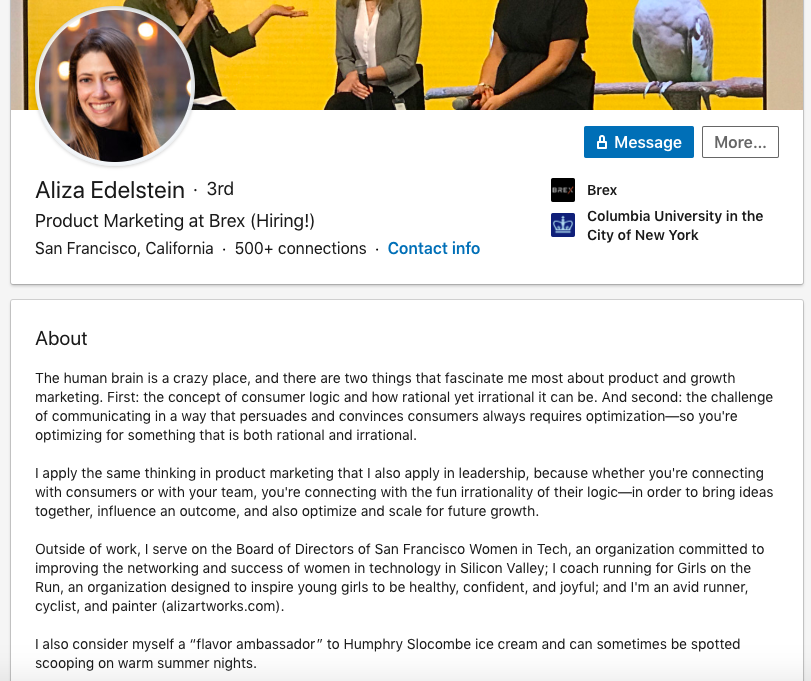 linkedin summary examples for project manager