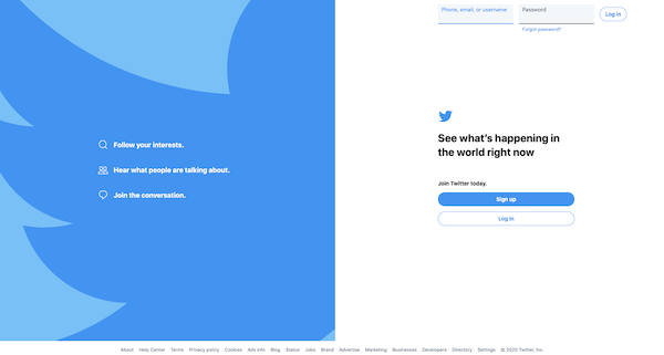 Plain Twitter Backgrounds - Free Twitter Layouts w/ Color Codes